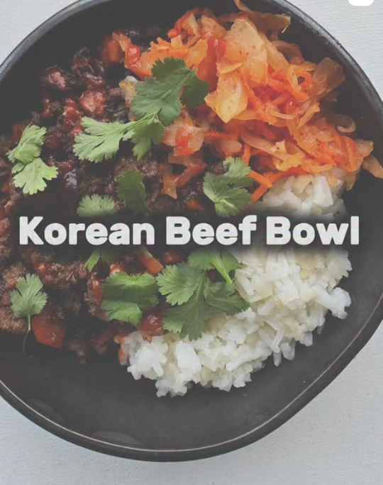 Korean Beef Bowl 🍚