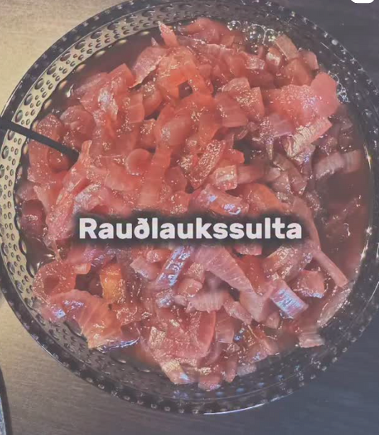 Hollari rauðlaukssulta