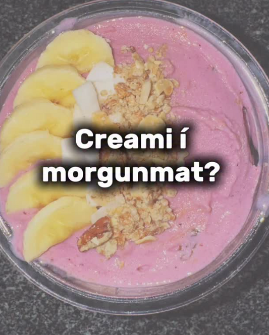 Bláberja-sítrónu creami