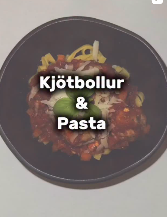Kjötbollur & Pasta