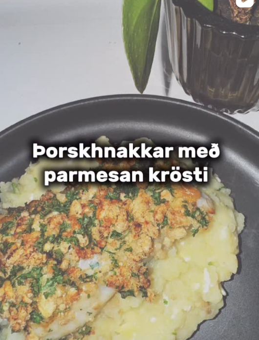 Þorskhnakkar með parmesan krösti